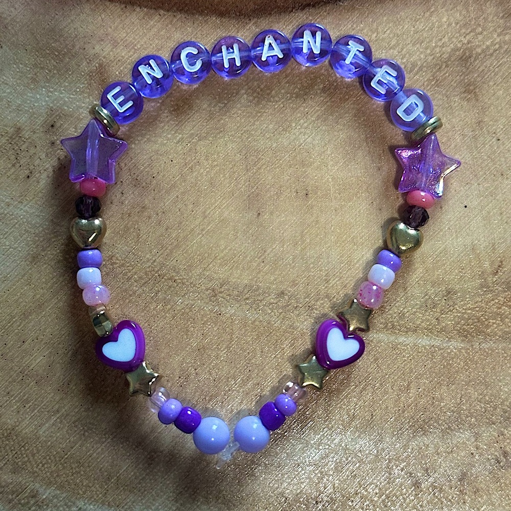 Taylor Swift Handmade Friendship Beaded Bracelet
“Enchanted”